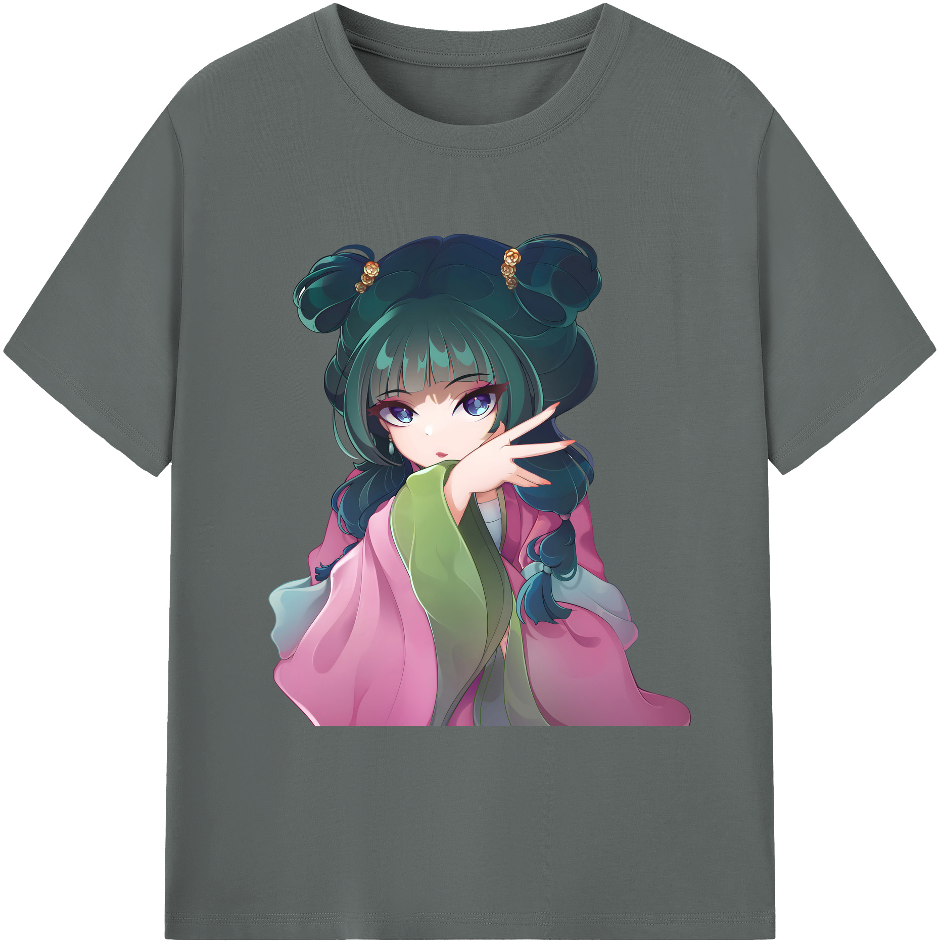 （画像用） 薬屋のひとりごと The Apothecary Diaries 綿100％ メンズ半袖Tシャツ｜肌触りやわらか＆通気性